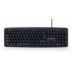 Keyboard GEMBIRD KB-U-103-RU Black Monochrome English Russian QWERTY by GEMBIRD, Keyboards - Ref: S9123268, Price: 6,10 €, Di...