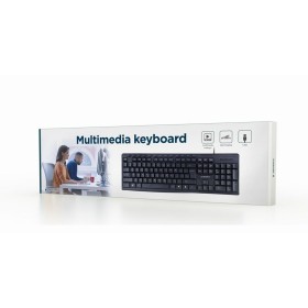 Clavier GEMBIRD KB-UM-107 Qwerty US Noir de GEMBIRD, Claviers - Réf : S9123269, Prix : 8,22 €, Remise : %