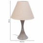 Desk lamp Alexandra House Living White Grey Metal Cloth 220-240 V 23 x 38 x 23 cm | Tienda24 - Global Online Shop Tienda24.eu