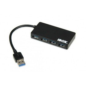 Hub USB Ibox IUH3F56 Noir de Ibox, Hubs de réseau - Réf : S9123367, Prix : 12,62 €, Remise : %