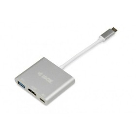 Hub USB Ibox IUH3CFT1 Blanc Argenté de Ibox, Hubs de réseau - Réf : S9123368, Prix : 19,88 €, Remise : %