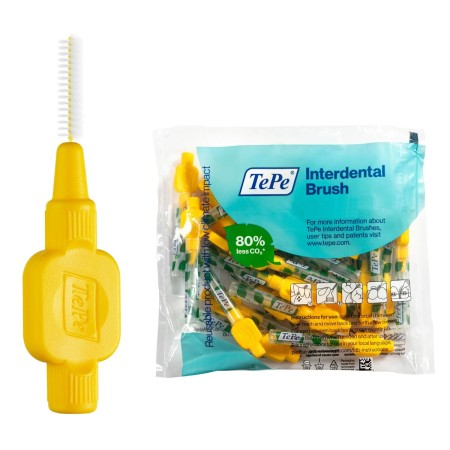 Interdental brushes Tepe Original Yellow 0,7 mm 25 Units | Tienda24 Tienda24.eu