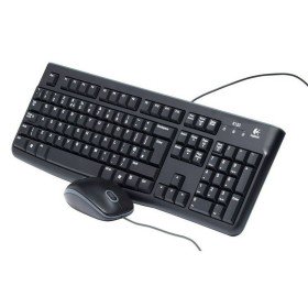 Tastatur Logitech LGT-MK120-US Schwarz Holländisch QWERTY von Logitech, Tastaturen - Ref: S9123426, Preis: 30,56 €, Rabatt: %