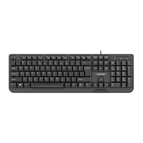 Clavier Natec TROUT Noir de Natec, Claviers - Réf : S9123572, Prix : 9,29 €, Remise : %