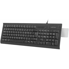 Clavier Natec NKL-1055 Noir de Natec, Claviers - Réf : S9123575, Prix : 40,17 €, Remise : %