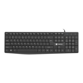 Clavier Natec NKL-1950 Noir Qwerty US de Natec, Claviers - Réf : S9123579, Prix : 8,58 €, Remise : %