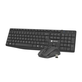 clavier et souris Natec NZB-1989 Noir QWERTY Qwerty US de Natec, Ensembles Clavier et Souris - Réf : S9123583, Prix : 17,06 €...