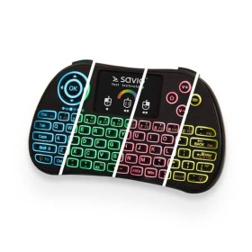 Teclado Savio KW-03 QWERTY Inglês Preto Qwerty US de Savio, Teclados - Ref: S9123741, Preço: 21,80 €, Desconto: %