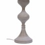 Lâmpada de mesa Alexandra House Living Branco Cinzento Metal Tecido 220-240 V 25 x 50 x 25 cm de Alexandra House Living, Cand...