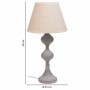 Lampada da tavolo Alexandra House Living Bianco Grigio Metallo Stoffa 220-240 V 25 x 50 x 25 cm di Alexandra House Living, La...