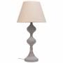 Lâmpada de mesa Alexandra House Living Branco Cinzento Metal Tecido 220-240 V 25 x 50 x 25 cm de Alexandra House Living, Cand...