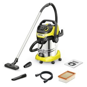 Aspirador Kärcher WD 6 P S V-30/6/22/T Amarelo Preto Amarelo/Preto 1300 W de Kärcher, Aspiradores de trenó - Ref: S9124038, P...