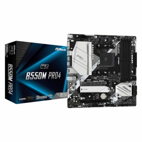 Motherboard ASRock B550M Pro4 AMD B550 AMD AM4 by ASRock, Base plates - Ref: S9124549, Price: 129,76 €, Discount: %