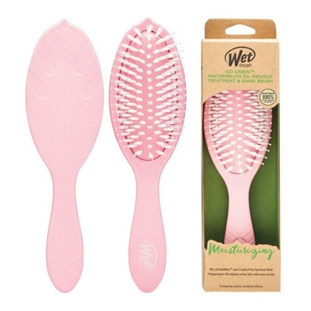 Escova Desembaraçante The Wet Brush Go Green Cor de Rosa Suavizante | Tienda24 Tienda24.eu