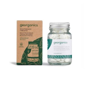 Lavagem Bocal Georganics Pastilha Hortelã-Pimenta 180 Unidades