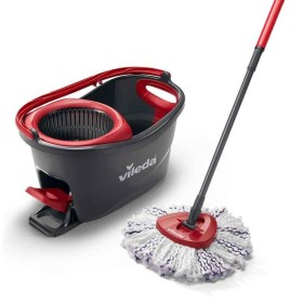 Mop with Bucket Vileda 167751 Preto Vermelho Microfibra Plástico de Vileda, Esfregonas - Ref: S9126700, Preço: 43,37 €, Desco...