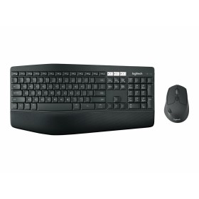 Teclado y Ratón Logitech MK370 Grafito Alemán QWERTZ | Tienda24 Tienda24.eu