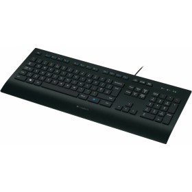 Teclado sem Fios Lenovo 4X30H56868 Preto Qwerty espanhol | Tienda24 Tienda24.eu