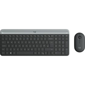 Tastatur mit Maus Logitech Französisch AZERTY | Tienda24 Tienda24.eu