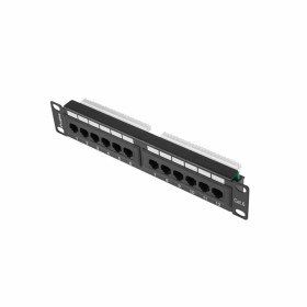 12-port UTP Category 6 Patch Panel Lanberg PPU6-9012-B by Lanberg, Cupboards and shelving - Ref: S9127313, Price: 12,12 €, Di...