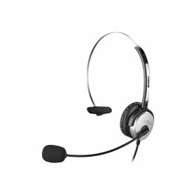 Headphones with Microphone iggual Dual Tech Black | Tienda24 Tienda24.eu