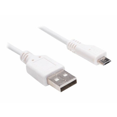 Cable USB Sandberg 440-33 Blanco 1 m (1 unidad) | Tienda24 Tienda24.eu