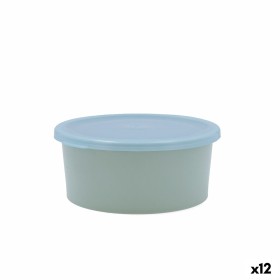 Round Lunch Box with Lid Quid Inspira 760 ml Green Plastic (12