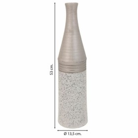 Vase Alexandra House Living Argent Céramique 13 x 53 x 13 cm de Alexandra House Living, Vases - Réf : D1632084, Prix : 26,70 ...