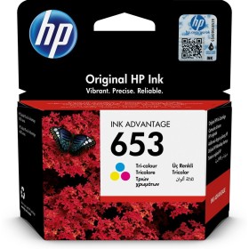 Cartouche d'encre originale HP 653 Cyan/Magenta/Jaune de HP, Toners et encre pour imprimante - Réf : S9128092, Prix : 69,48 €...