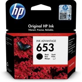 Cartucho de Tinta Original HP 653 Negro de HP, Tóners y tinta de impresora - Ref: S9128093, Precio: 21,42 €, Descuento: %