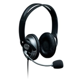 Auriculares con Micrófono iggual Dual Tech Negro | Tienda24 Tienda24.eu