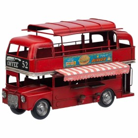 Figura Decorativa Alexandra House Living Vermelho Ferro ABS Autocarro 14 x 18 x 28 cm de Alexandra House Living, Colecionávei...