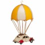 Deko-Figur Alexandra House Living Gelb Eisen ABS Luftballon Auto Fallschirm 17 x 31 x 18 cm von Alexandra House Living, Samml...