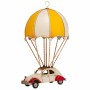 Deko-Figur Alexandra House Living Gelb Eisen ABS Luftballon Auto Fallschirm 17 x 31 x 18 cm von Alexandra House Living, Samml...