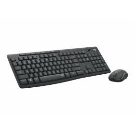 Teclado y Ratón Dell KM7120W-GY-SPN Qwerty Español | Tienda24 Tienda24.eu