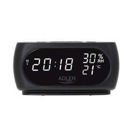 Reloj Despertador DKD Home Decor 20 x 6 x 9,5 cm Negro Blanco PVC (2 Unidades) | Tienda24 - Global Online Shop Tienda24.eu