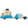 Figura Decorativa Alexandra House Living Azul claro Hierro ABS Caravana Remolque 9 x 15 x 41 cm de Alexandra House Living, Co...