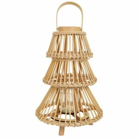 Lanterna Alexandra House Living Natural Bambu 29 x 42 x 29 cm de Alexandra House Living, Candelabros e suportes para velas - ...