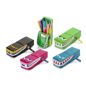 Dreifaches Mehrzweck-Etui Hot Wheels Sonny Marineblau 22 x 12 x 3 cm | Tienda24 Tienda24.eu