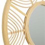 Wall mirror Alexandra House Living Natural Bamboo Rattan 55 x 2 x 55 cm by Alexandra House Living, Wall-Mounted Mirrors - Ref...