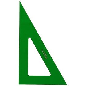 Triangle Faber-Castell Green 32 cm (10 Units) | Tienda24 Tienda24.eu