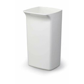 Recycling Waste Bin Tontarelli Moda Stackable 28 L White Black (6 Units) | Tienda24 Tienda24.eu