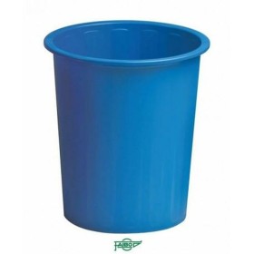 Papelera Azul Metal Bambú 3 L (4 Unidades) | Tienda24 Tienda24.eu