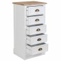 Schubladenschrank Alexandra House Living natürlich Holz Metall 95 x 40 x 50 cm von Alexandra House Living, Kommoden & Sideboa...