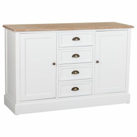 Aparador Alexandra House Living Branco Castanho Liga de Zinco Madeira MDF 40 x 82 x 124 cm de Alexandra House Living, Armário...