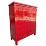 Chest of drawers DKD Home Decor Red Elm wood Oriental Lacquered