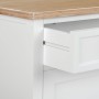 Konsolentisch mit Schubladen Alexandra House Living Weiß Braun Zinklegierung Holz MDF 39 x 80 x 82 cm | Tienda24 - Global Online Shop Tienda24.eu