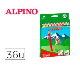 Lápices de colores Alpino AL010658 Multicolor 24 Piezas | Tienda24 Tienda24.eu