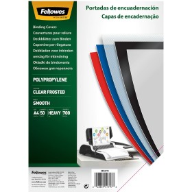 Capas de encadernação Fellowes Star+ 150 Branco Branco/Cinzento Plástico | Tienda24 Tienda24.eu