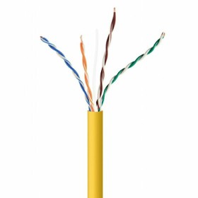 Cable de Red Rígido FTP Categoría 5e GEMBIRD UPC-5004E-SOL-Y Amarillo 305 m de GEMBIRD, Cables Ethernet - Ref: S9130182, Prec...